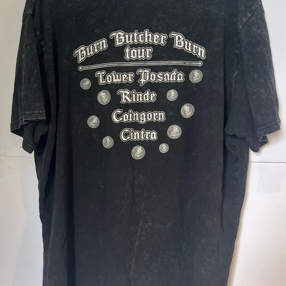 The Witcher Tour T-Shirt L  Burn Butcher Burn Netflix CD Projekt Black Tee - Picture 4 of 6